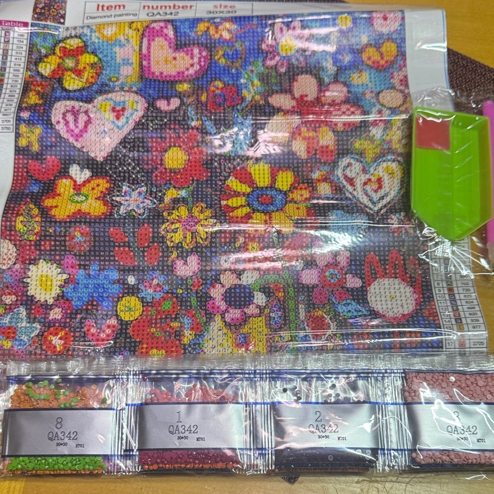 30x30 Colorful Diamond Painting Kit